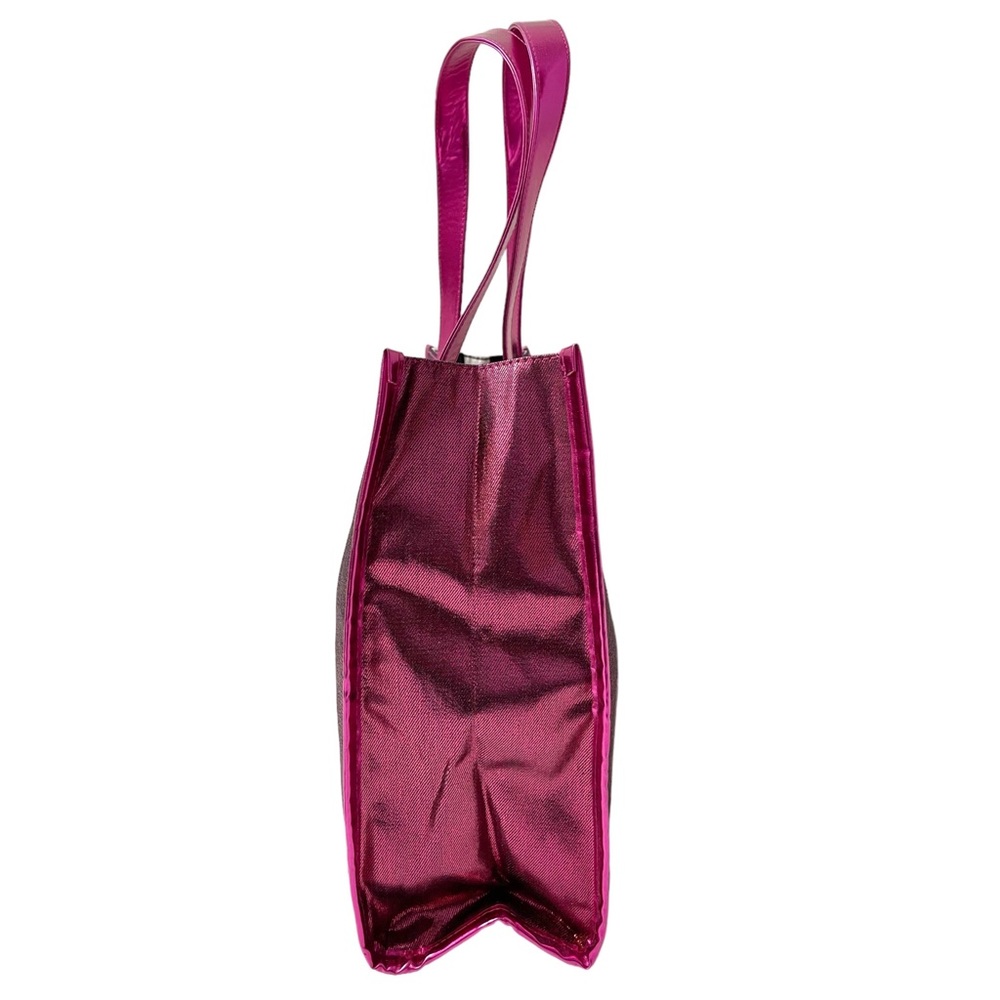 🎉HP! ❤️ NWOT! Juicy Couture Hot Pink Metallic Tote - Picture 5 of 14